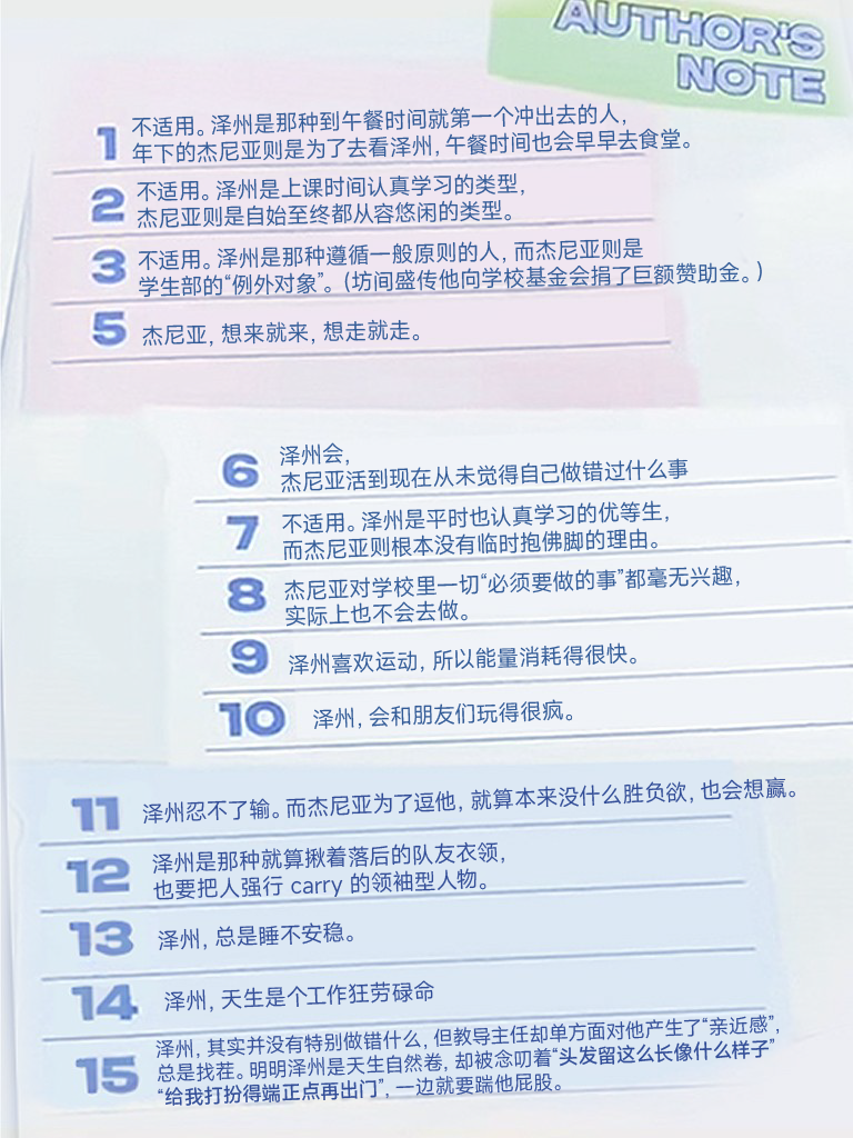 校园AU 插画 4